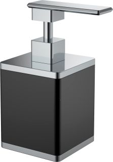 Дозатор Boheme чёрный/хром 10969-B-CR